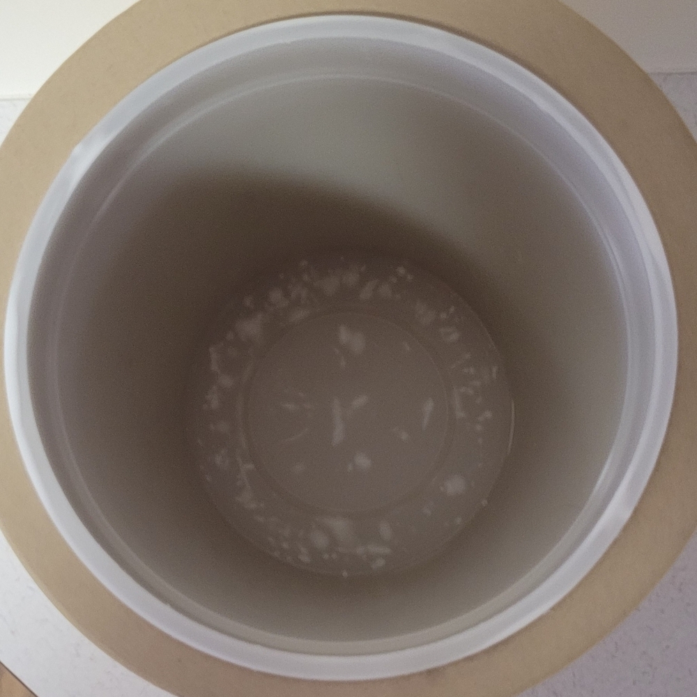 Pampered Chef RARE Stoneware Bread Crock/Utensil holder RETIRED - Picture 3 of 3